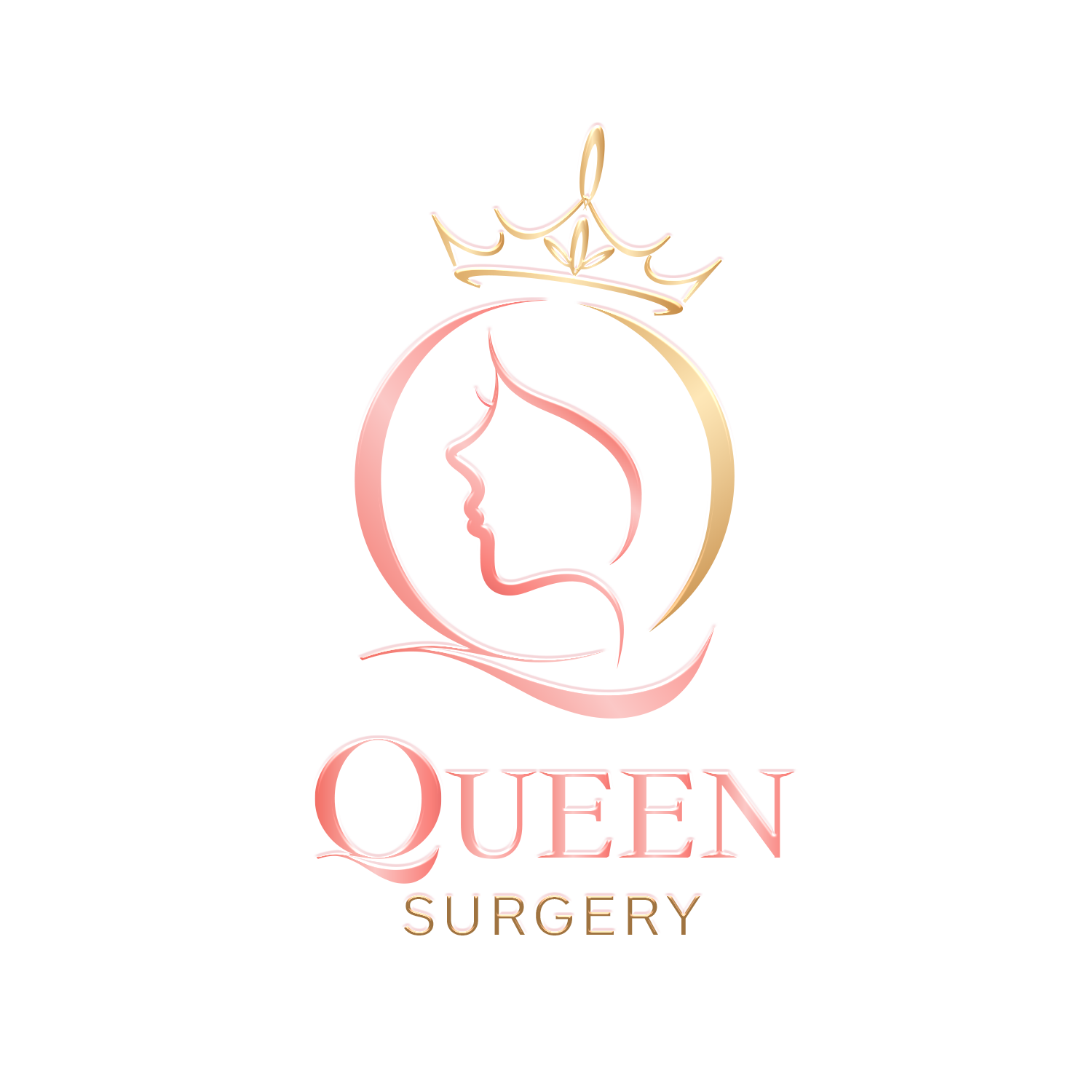queen surgery logo isolate