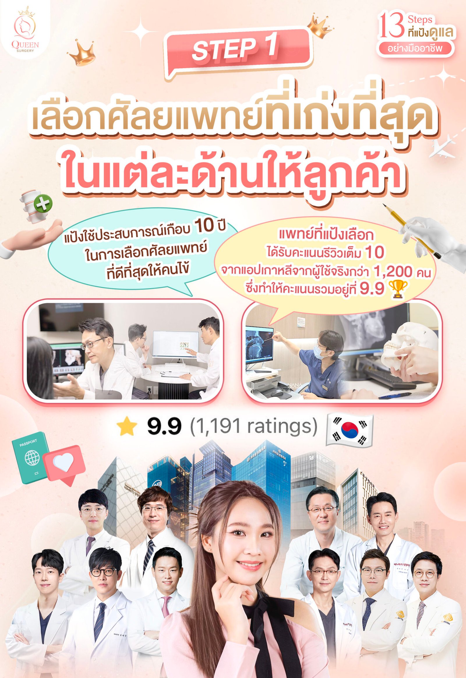 Why queen surgery web banner mobile Step 001 เลือกศัลยแพทย์ที่เก่งที่สุด 01