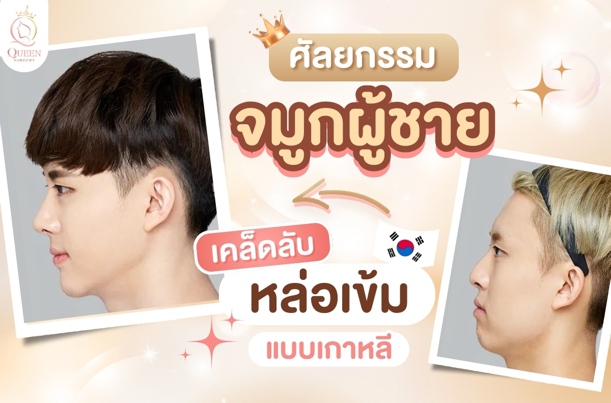 ศัลยกรรมจมูกผู้ชาย หล่อ เข้ม เกาหลี ศัลยกรรมเกาหลี