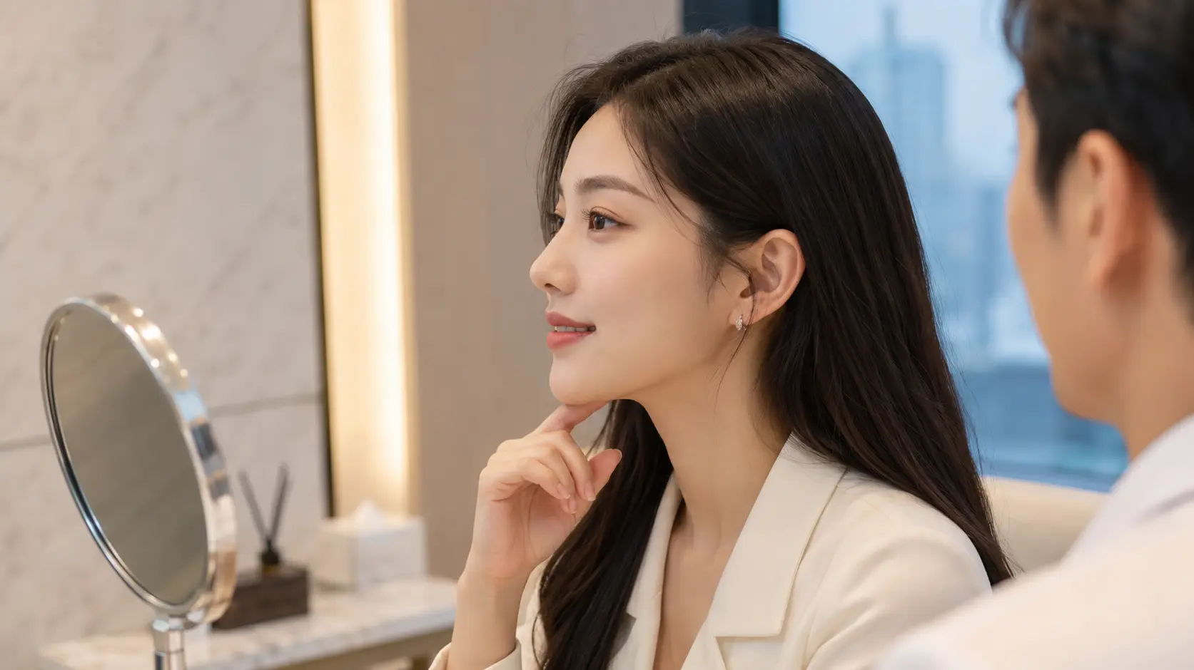 รีวิวทำจมูกที่เกาหลี ทรงสโลปปลายพุ่งหยดน้ำสวยเป็นธรรมชาติ